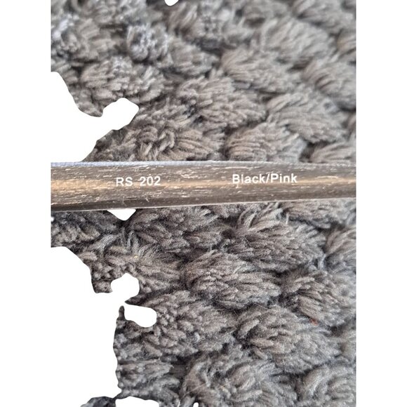 Rickey Smiley RS 202 Pink & Black Eyeglasses Frame 53-17-140 Wood Like Texture - Picture 3 of 7